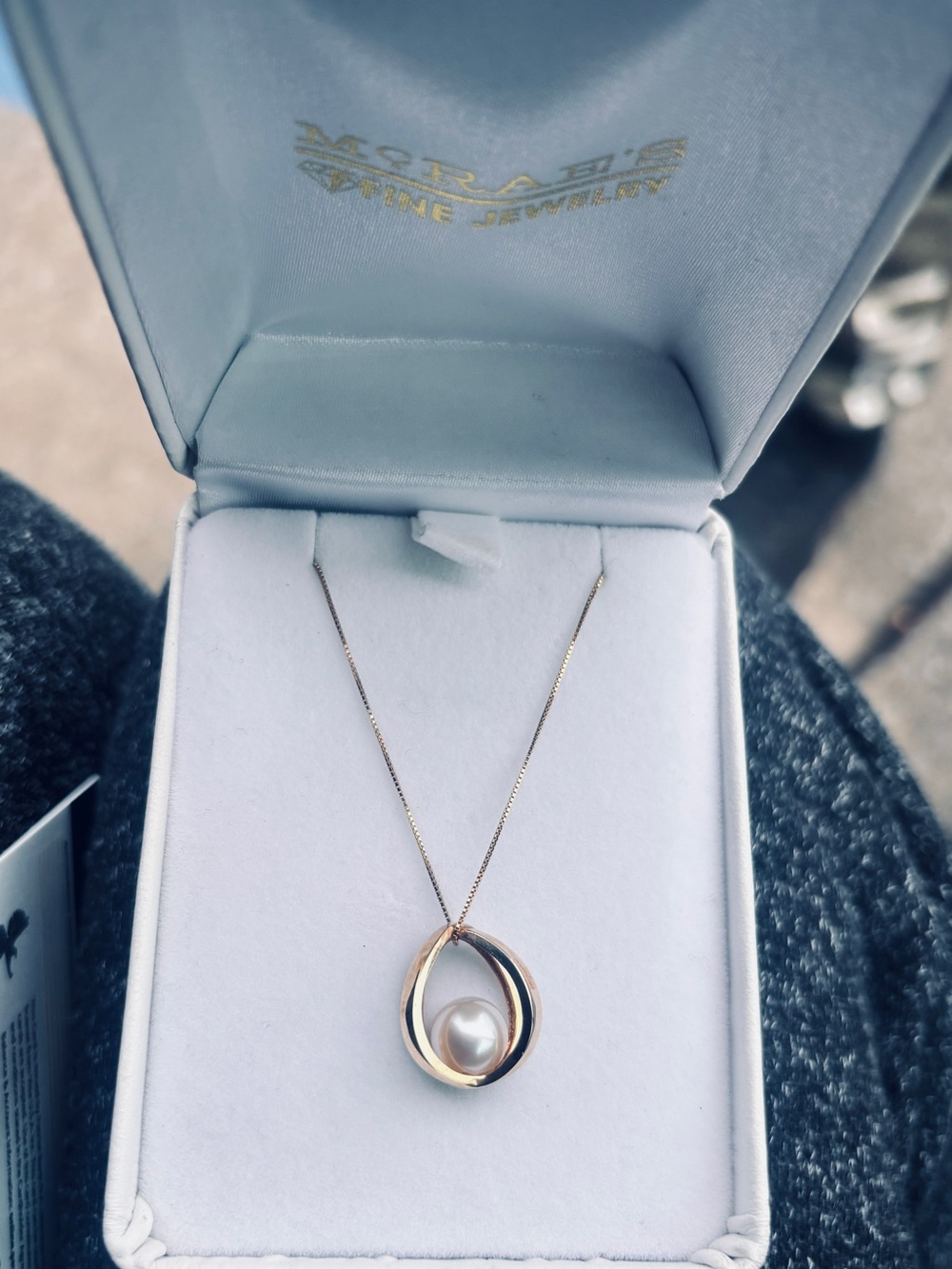 Elegant Teardrop Pearl Necklace – Giftable, Timeless, Minimalist